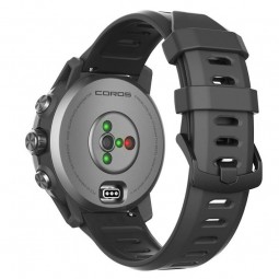 Coros APEX Pro Premium 47mm Multisport GPS Watch, Black, Silicone - multisportinis išmanusis laikrodis internetu