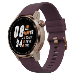 Coros APEX Premium 42mm Multisport Watch, Purple / Gold,...