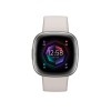 Fitbit Sense 2 Watch 41mm, NFC, GPS, Lunar White / Platinum Aluminium - išmanusis laikrodis internetu