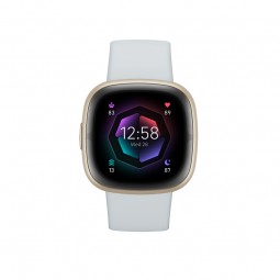 Fitbit Sense 2 Watch 41mm, NFC, GPS, Blue Mist/Soft Gold Aluminium - išmanusis laikrodis internetu