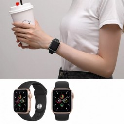 Just Must Apple Watch Band 42/44/45, Silicone, Black - silikoninis dirželis išsimokėtinai