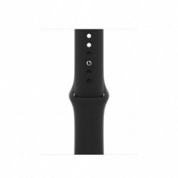 Just Must Apple Watch Band 42/44/45, Silicone, Black - silikoninis dirželis internetu