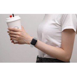 Just Must Apple Watch Band 42/44/45, Silicone, Light Grey - silikoninis dirželis išsimokėtinai