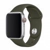 Just Must Apple Watch Band 42/44/45, Silicone, Olive Green - silikoninis dirželis kaina