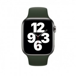 Just Must Apple Watch Band 42/44/45, Silicone, Olive Green - silikoninis dirželis internetu