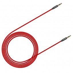 Baseus Yiven M30 Audio Cable 1.5m, 2x 3.5mm Mini Jack, Red / Black - garso kabelis pigiau