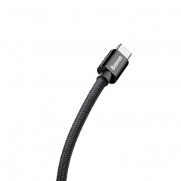 Baseus Huawei Type-C QC 5A 1m kabelis, juodas pigiau