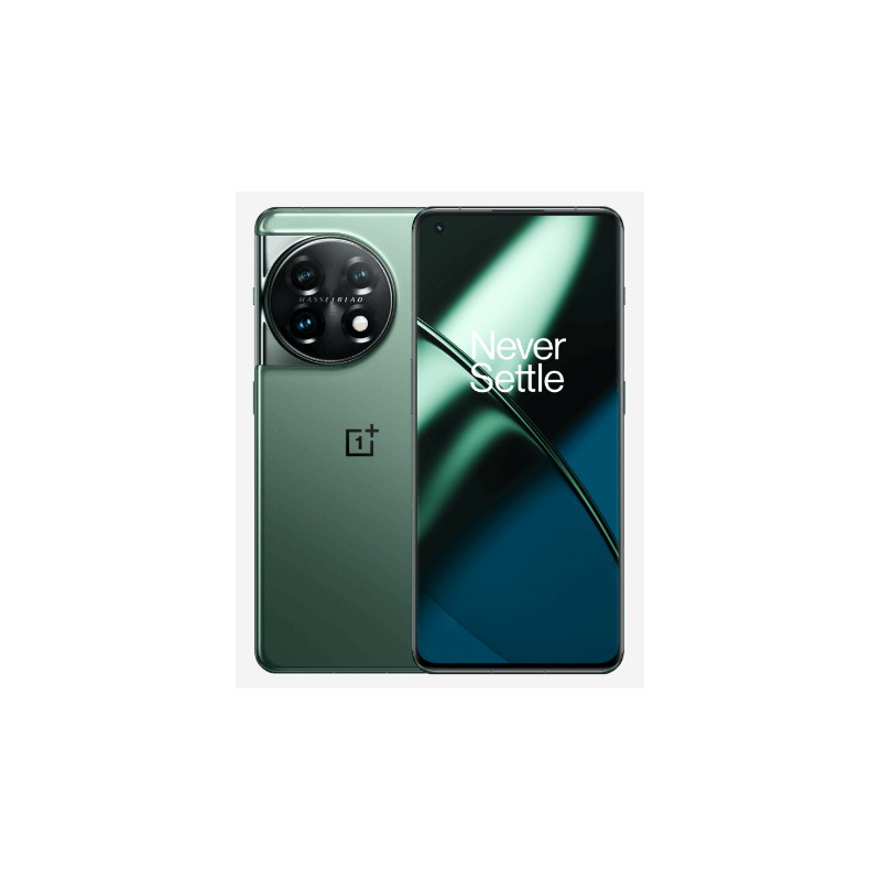 OnePlus 11, 5G 12/256GB, Eternal Green - išmanusis telefonas kaina