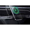 Baseus CW01 Magnetic Car Phone Holder with Car Charger, Black - automobilinis magnetinis laikiklis su pakrovėju kaune