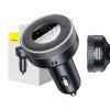 Baseus Enjoy Car Wireless MP3 Charger, Black - FM moduliatorius - įkroviklis internetu
