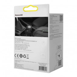Baseus Enjoy Car Wireless MP3 Charger, Black - FM moduliatorius - įkroviklis