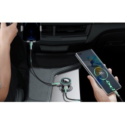 Baseus Enjoy Car Wireless MP3 Charger, Black - FM moduliatorius - įkroviklis garantija