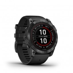 Garmin fenix 7X Pro Solar 51mm Gray/Black, Silicone, Wi-Fi, GPS išmanusis laikrodis internetu