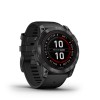 Garmin fenix 7X Pro Solar 51mm Gray/Black, Silicone, Wi-Fi, GPS išmanusis laikrodis internetu