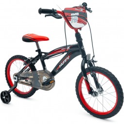 Huffy Moto X 16" Bike - vaikiškas dviratis,  juoda/ raudona kaina