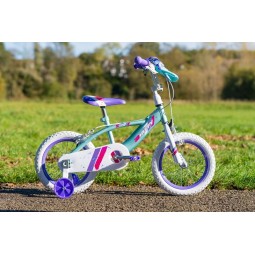 Huffy Glimmer Girls 14" Bike - vaikiškas dviratis, žalsvai mėlyna išsimokėtinai