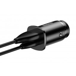 Baseus Car Charger 2x USB 5A 30W automobilinis įkroviklis, juodas internetu