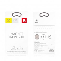 Baseus Magnet Iron Suit, Silver / Black - automobilinis magnetinis laikiklis lizingu