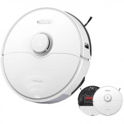 Xiaomi Mi Roborock S8 Vacuum Cleaner, White - išmanusis dulkių siurblys - robotas su drėgno valymo funkcija garantija