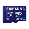 Samsung microSD 256GB Card Pro Plus 180MB/s atminties kortelė su SD adapteriu kaina