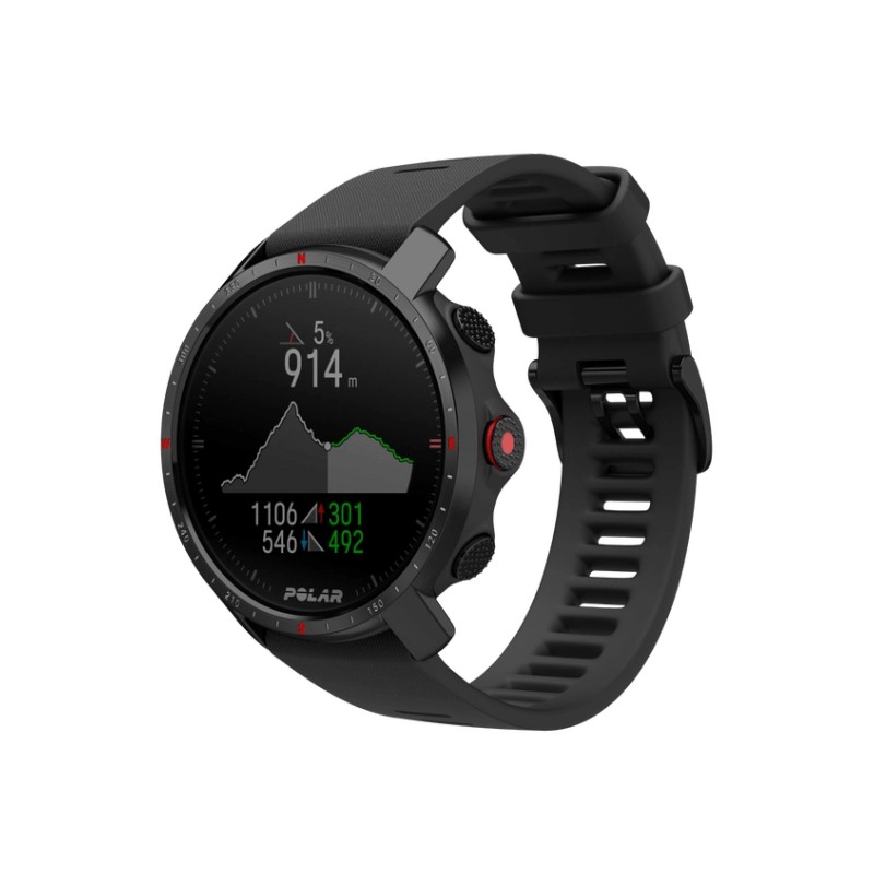 Polar Grit X Pro, Black, M-L - išmanusis laikrodis kaina