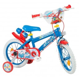Toimsa Smurfs 14" Bike - vaikiškas dviratis, mėlyna kaina