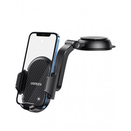 Ugreen LP405 Suction Car Phone Mount, Black - automobilinis laikiklis kaina