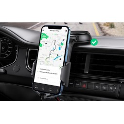 Ugreen LP405 Suction Car Phone Mount, Black - automobilinis laikiklis išsimokėtinai
