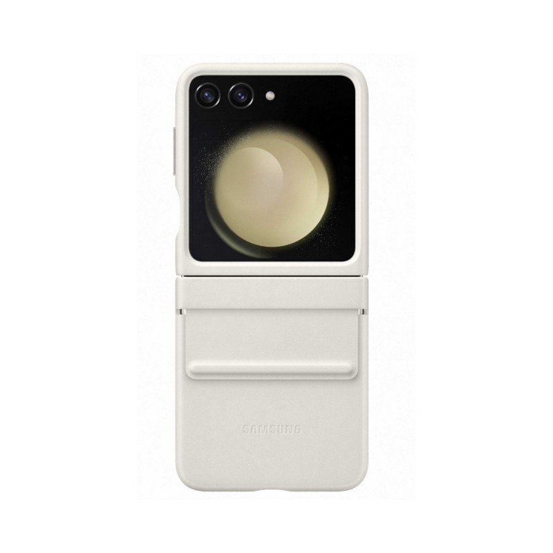 Samsung Flap Eco-Leather Case VF731PUE  for Galaxy Flip5, Cream - telefono dėklas kaina