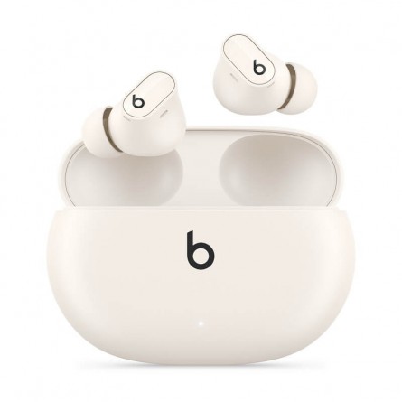 Beats Studio Buds + – True Wireless Noise Cancelling Earphones – Ivory - belaidės ausinės kaina