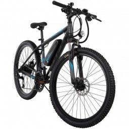 Huffy Transic Plus 26" 350W, 36V Electric Mountain Bike, Black - elektrinis dviratis, juoda pigiau