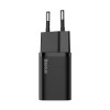 Baseus Super Si Quick Charger 1C 25W with USB-C to USB-C 1m cable, Black - buitinis įkroviklis pigiau