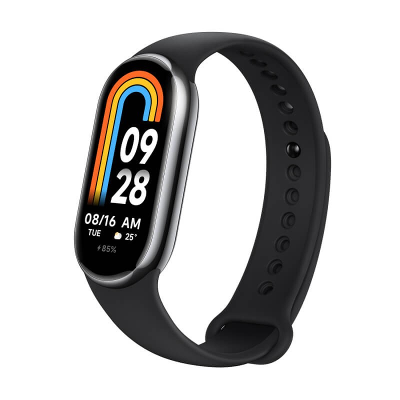 Xiaomi Mi Smart Band 8 Graphite Black - išmanioji apyrankė, juoda kaina