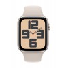 Apple Watch SE GPS 44mm Starlight Aluminium Case with Starlight Sport Band - S/M pigiau