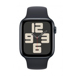 Apple Watch SE GPS 44mm Midnight Aluminium Case with Midnight Sport Band - S/M pigiau