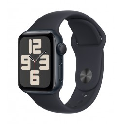 Apple Watch SE GPS 40mm Midnight Aluminium Case with Midnight Sport Band - S/M kaina