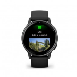 Garmin vivoactive 5 42mm Slate / Black, Silicone, Wi-Fi, GPS išmanusis laikrodis garantija