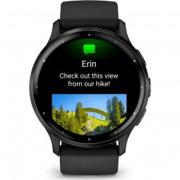 Garmin Venu 3 45mm, Slate / Black, Silicone, Wi-Fi, GPS - išmanusis laikrodis internetu