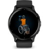 Garmin Venu 3 45mm, Slate / Black, Silicone, Wi-Fi, GPS - išmanusis laikrodis pigu
