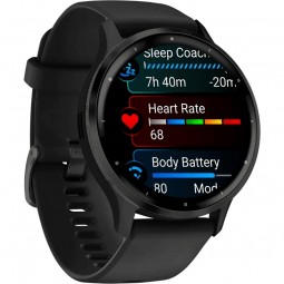 Garmin Venu 3 45mm, Slate / Black, Silicone, Wi-Fi, GPS - išmanusis laikrodis pigiau