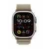 Apple Watch Ultra 2 GPS + Cellular, 49mm Titanium Case with Olive Alpine Loop - Small pigiau