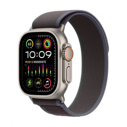 Apple Watch Ultra 2 GPS + Cellular, 49mm Titanium Case with Blue/Black Trail Loop - S/M kaina