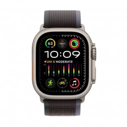 Apple Watch Ultra 2 GPS + Cellular, 49mm Titanium Case with Blue/Black Trail Loop - S/M pigiau