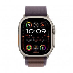Apple Watch Ultra 2 GPS + Cellular, 49mm Titanium Case with Indigo Alpine Loop - Small pigiau
