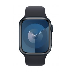 Apple Watch Series 9 GPS 41mm Midnight Aluminium Case with Midnight Sport Band - S/M pigiau