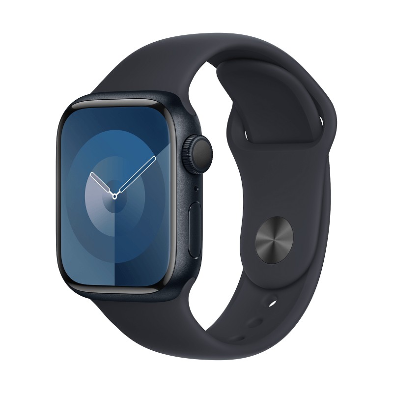 Apple Watch Series 9 GPS 41mm Midnight Aluminium Case with Midnight Sport Band - M/L kaina