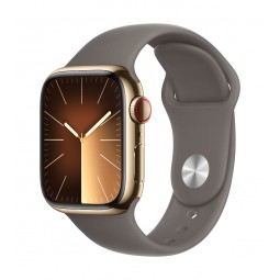 Apple Watch Series 9 GPS + Cellular 41mm Gold Stainless Steel Case with Clay Sport Band - M/L kaina