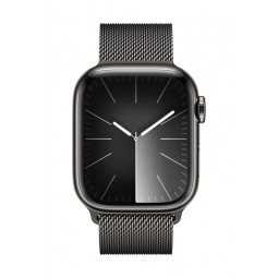 Apple Watch Series 9 GPS + Cellular 41mm Graphite Stainless Steel Case with Graphite Milanese Loop pigiau