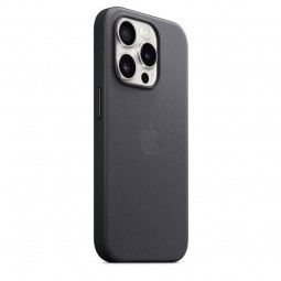 Apple iPhone 15 Pro FineWoven Case with MagSafe - Black pigiau