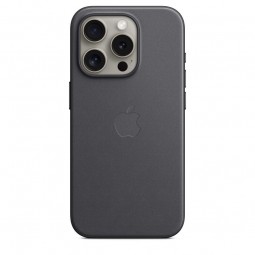 Apple iPhone 15 Pro FineWoven Case with MagSafe - Black kaina